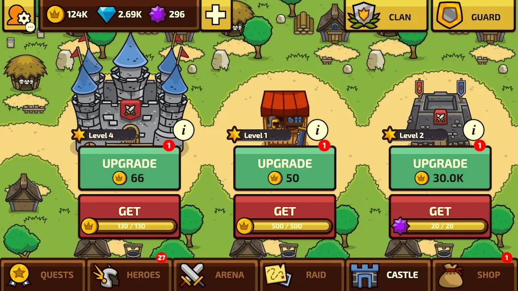 Raid Heroes: Total War  [МОД Много денег] Screenshot 3