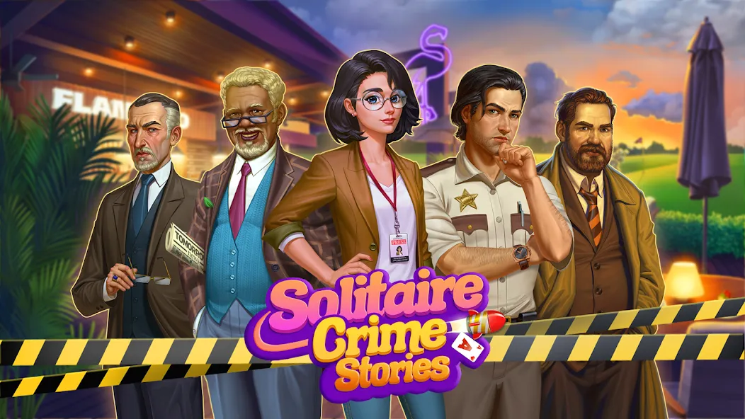 Solitaire Crime Stories  [МОД Все открыто] Screenshot 5