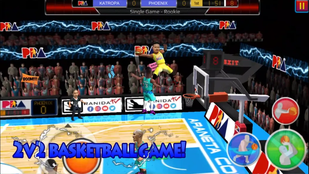 Basketball Slam! (Баскетбол Слэм)  [МОД Все открыто] Screenshot 1