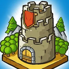 Скачать взломанную Grow Castle - Tower Defense (Гроу Касл)  [МОД Все открыто] - полная версия apk на Андроид