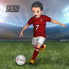 Взломанная Pro League Soccer (Про лига футбола)  [МОД Unlimited Money] - полная версия apk на Андроид