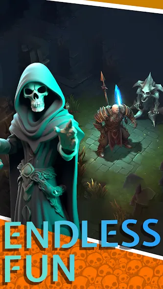 Necromancer Hero: Skeletons 3D (Некромантгерой)  [МОД Все открыто] Screenshot 2