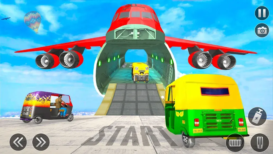 Tuk Tuk Auto Rickshaw Games 3D (Тук Тук Автомобильные рикши игры 3D)  [МОД Mega Pack] Screenshot 3