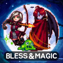 Скачать взломанную Bless & Magic: Idle RPG game  [МОД Бесконечные монеты] - полная версия apk на Андроид