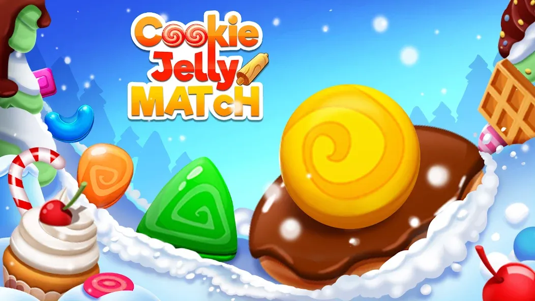 Cookie Jelly Match (Куки Джелли Матч)  [МОД Unlimited Money] Screenshot 1