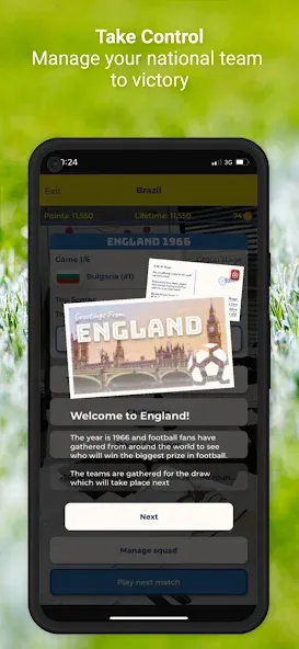 International Football Manager (Интернациональный футбольный менеджер)  [МОД Меню] Screenshot 4