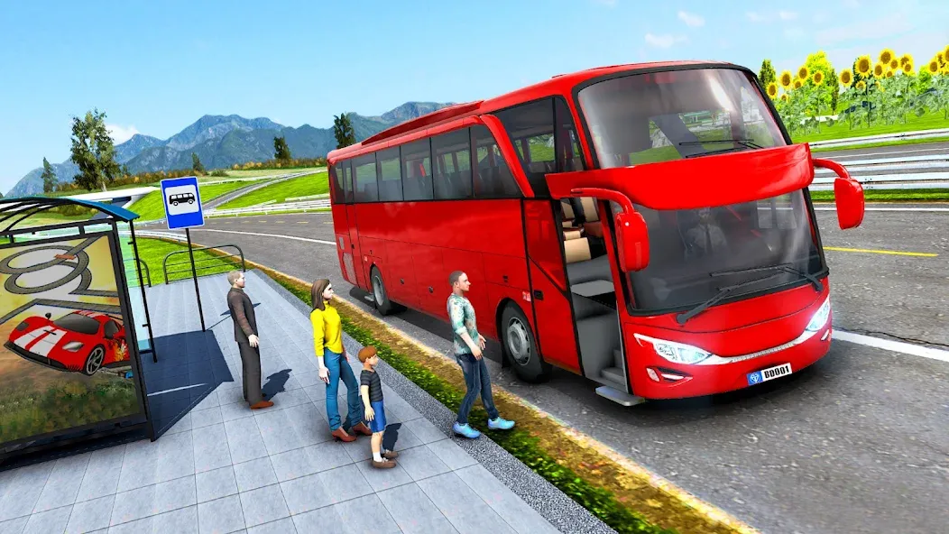 Highway Bus Simulator Bus Game  [МОД Меню] Screenshot 2