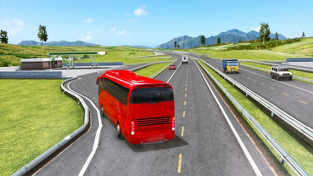 Highway Bus Simulator Bus Game  [МОД Меню] Screenshot 4