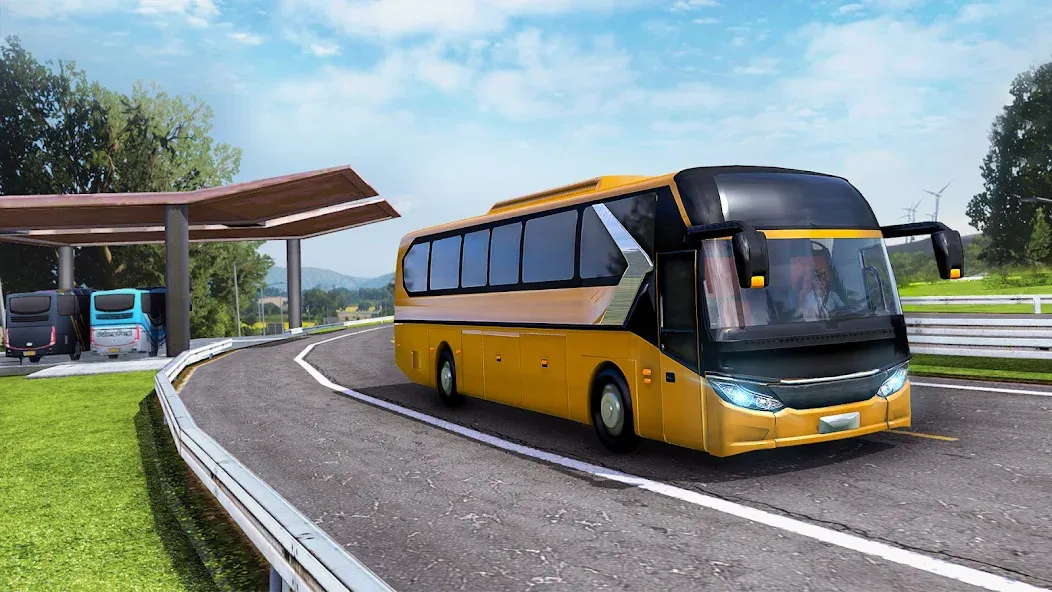 Highway Bus Simulator Bus Game  [МОД Меню] Screenshot 5