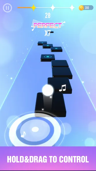 Piano Hop - Music Tiles (Пиано Хоп)  [МОД Бесконечные монеты] Screenshot 1