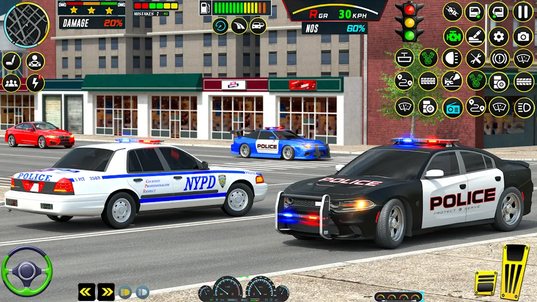 US Police Car Parking - King  [МОД Unlocked] Screenshot 3