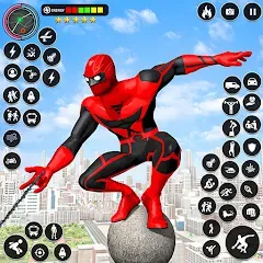 Взломанная Spider Rope Games - Crime Hero  [МОД Mega Pack] - полная версия apk на Андроид