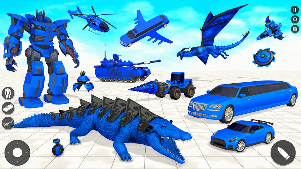 Crocodile Animal Robot Games  [МОД Menu] Screenshot 5