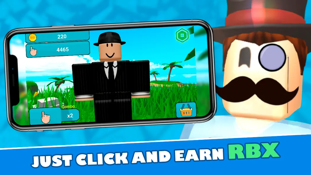 RoClicker - Robux (РоКликер)  [МОД Много монет] Screenshot 1