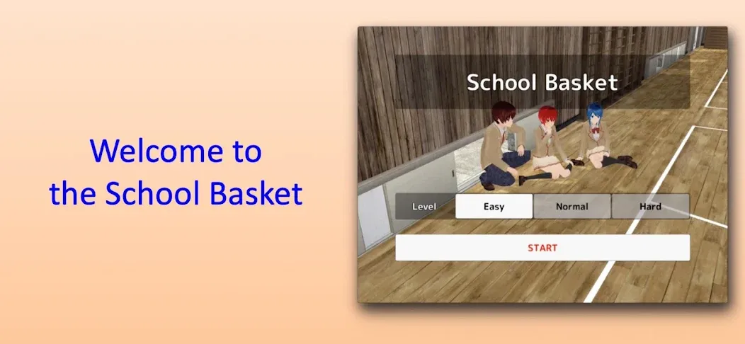 School Basket (Школьная корзина)  [МОД Много денег] Screenshot 1