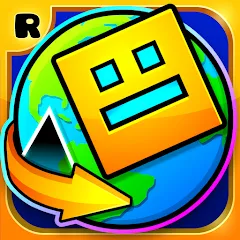 Скачать взломанную Geometry Dash World (Геометри Дэш Ворлд)  [МОД Все открыто] - стабильная версия apk на Андроид