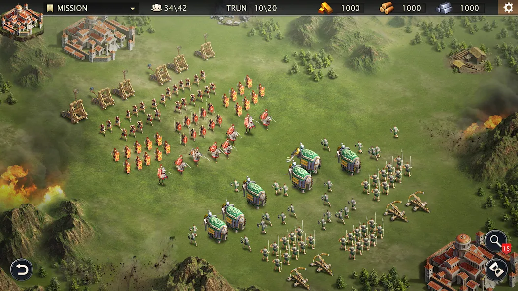 Grand War: Rome Strategy Games (Гранд Вар)  [МОД Menu] Screenshot 4