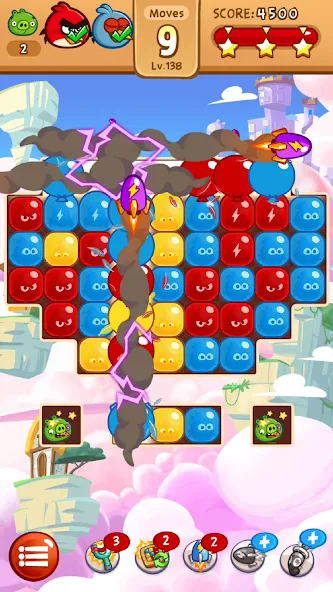 Angry Birds Blast (Энгри Бердс Бласт)  [МОД Много монет] Screenshot 2