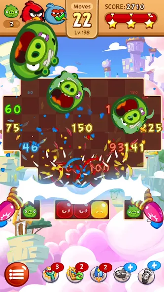 Angry Birds Blast (Энгри Бердс Бласт)  [МОД Много монет] Screenshot 4