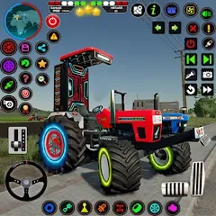 Взломанная Indian Tractor Farming Games  [МОД Unlimited Money] - последняя версия apk на Андроид