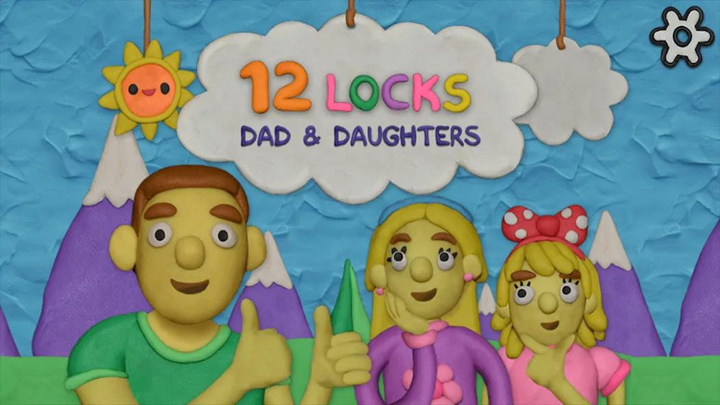 12 Locks Dad and daughters  [МОД Много монет] Screenshot 1