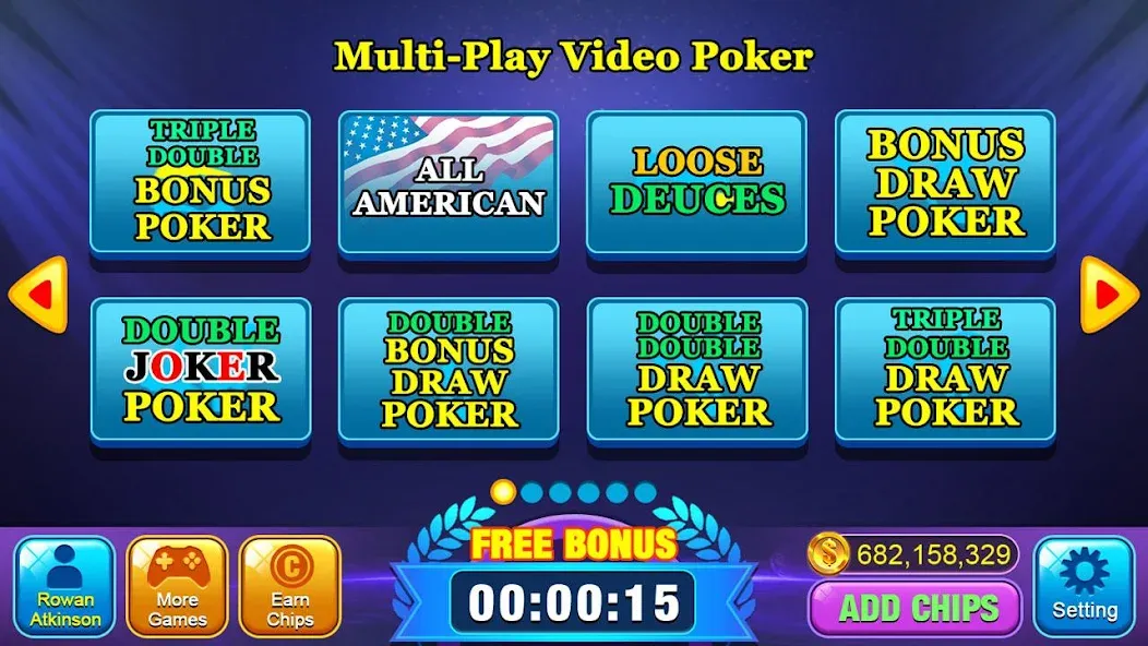 Video Poker Games - Multi Hand (Видео покер игры)  [МОД Menu] Screenshot 2