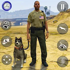 Скачать взлом Toby Police Dog Sim: Dogs Game  [МОД Mega Pack] - полная версия apk на Андроид