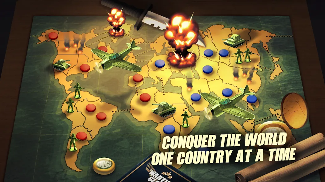 Risk of War - Wartime Glory  [МОД Menu] Screenshot 2