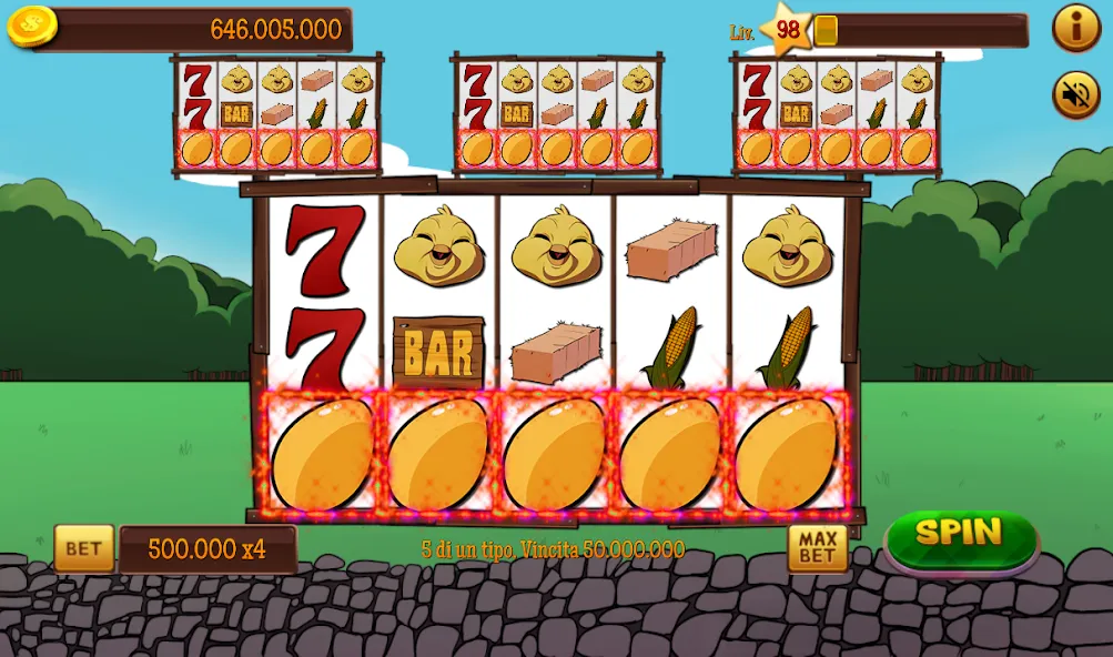 Slot Gallina 4 (Слот Галлина 4)  [МОД Много денег] Screenshot 1