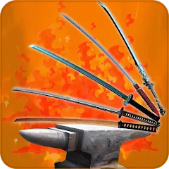 Взлом Katana Collection : blacksmith  [МОД Много монет] - стабильная версия apk на Андроид