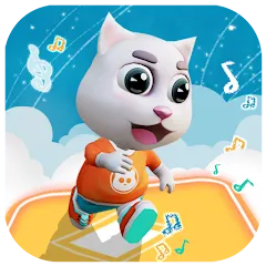 Скачать взломанную EDM Tom: Cat Dancing Tiles (ЭДМ Том)  [МОД Много монет] - полная версия apk на Андроид