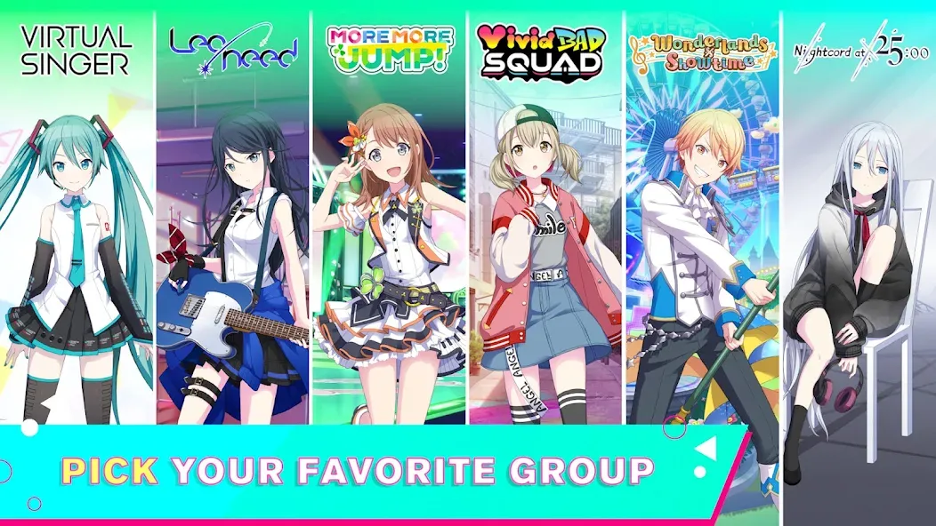 HATSUNE MIKU: COLORFUL STAGE! (Хацуне Мику)  [МОД Menu] Screenshot 2