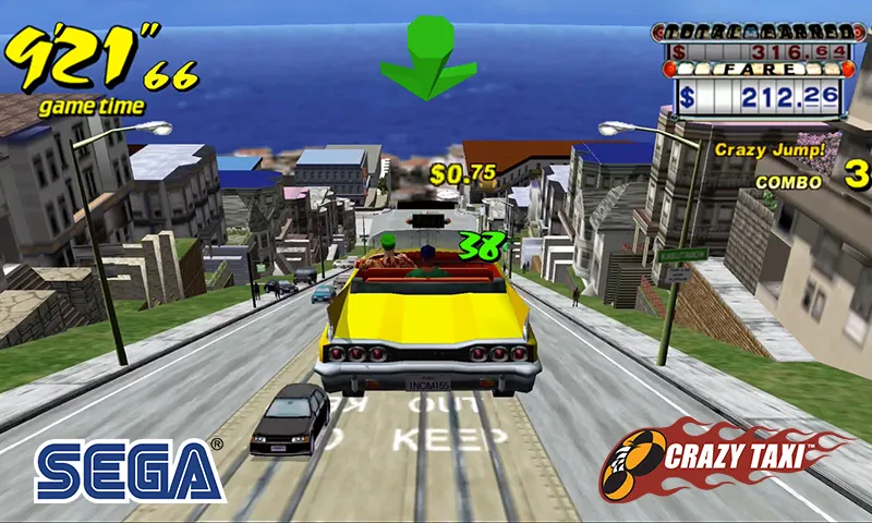 Crazy Taxi Classic (Крейзи Такси Классик)  [МОД Все открыто] Screenshot 1