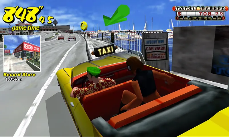 Crazy Taxi Classic (Крейзи Такси Классик)  [МОД Все открыто] Screenshot 2