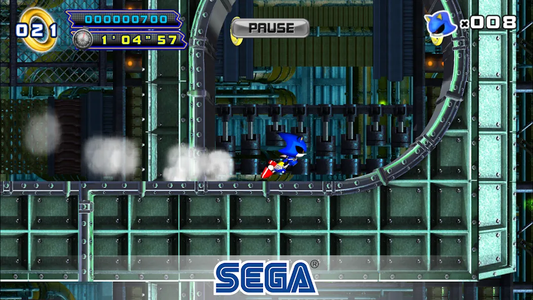 Sonic The Hedgehog 4 Ep. II  [МОД Бесконечные монеты] Screenshot 1