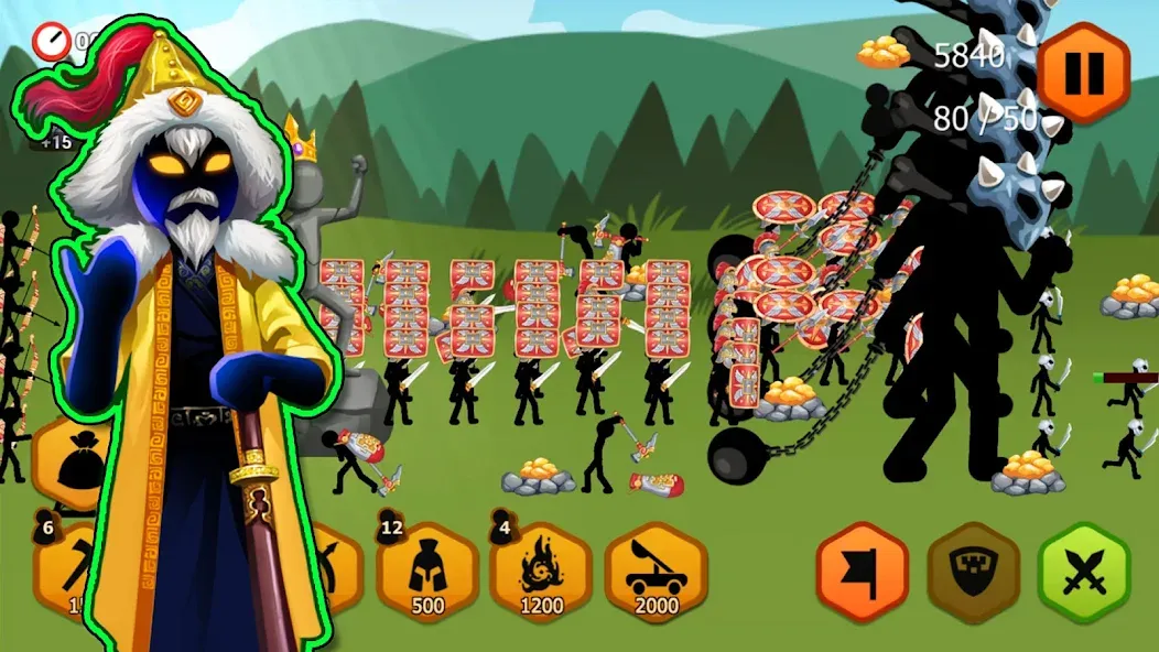 Stickman Battle 2: Empires War (Стикмен Битва 2)  [МОД Меню] Screenshot 5