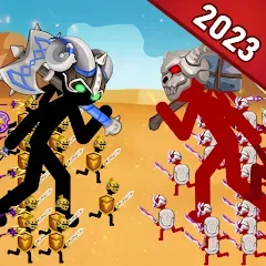 Взлом Stickman Battle 2: Empires War (Стикмен Битва 2)  [МОД Меню] - стабильная версия apk на Андроид