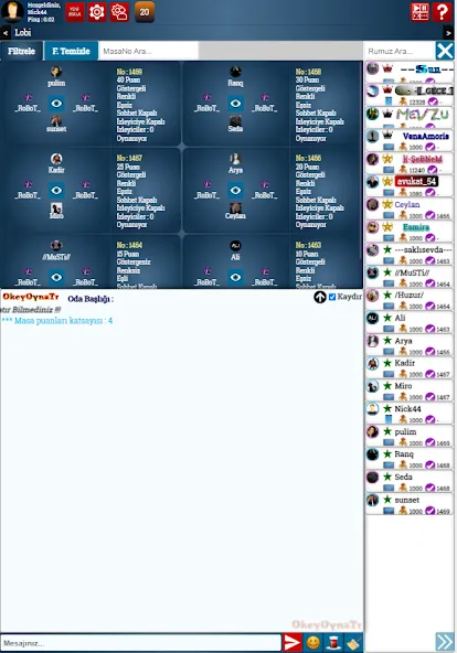 SevgiOkey.Com - Okey Oyna  [МОД Много денег] Screenshot 3