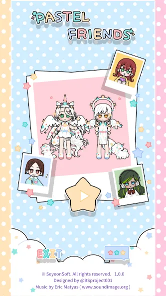 Pastel Friends : Dress Up Game  [МОД Все открыто] Screenshot 1