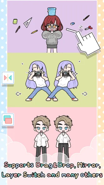 Pastel Friends : Dress Up Game  [МОД Все открыто] Screenshot 3