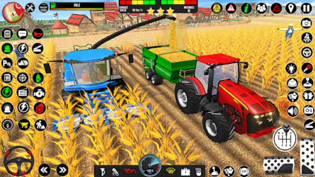 Indian Tractor Driving Game 3D (Фарминг Геймс)  [МОД Menu] Screenshot 3