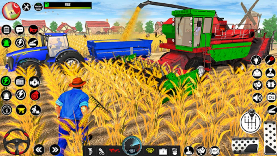 Indian Tractor Driving Game 3D (Фарминг Геймс)  [МОД Menu] Screenshot 4