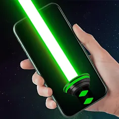 Скачать взломанную Lightsaber Gun Simulator  [МОД Все открыто] - полная версия apk на Андроид