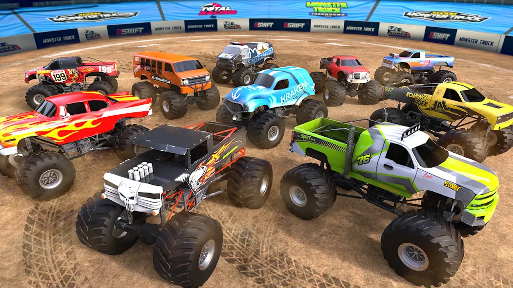 4x4 Monster Truck Racing Games (Монстр Трак Гонки игры)  [МОД Бесконечные монеты] Screenshot 3