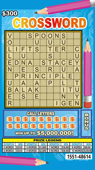 Scratch Off Lottery Scratchers  [МОД Бесконечные деньги] Screenshot 1