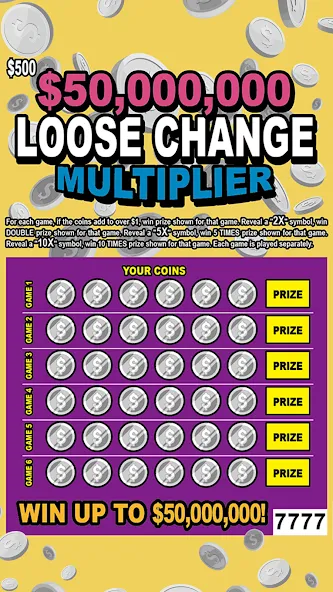 Scratch Off Lottery Scratchers  [МОД Бесконечные деньги] Screenshot 2