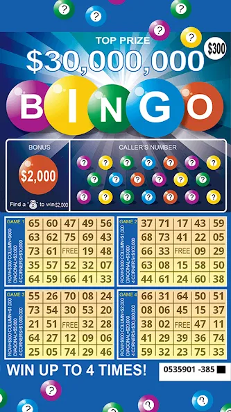Scratch Off Lottery Scratchers  [МОД Бесконечные деньги] Screenshot 3