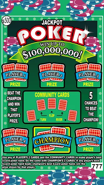 Scratch Off Lottery Scratchers  [МОД Бесконечные деньги] Screenshot 4