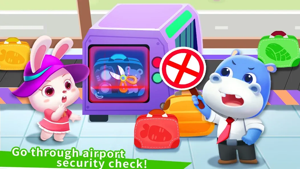 Baby Panda's Airport  [МОД Все открыто] Screenshot 3