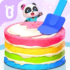 Скачать взломанную Little Panda's Cake Shop  [МОД Mega Pack] - стабильная версия apk на Андроид